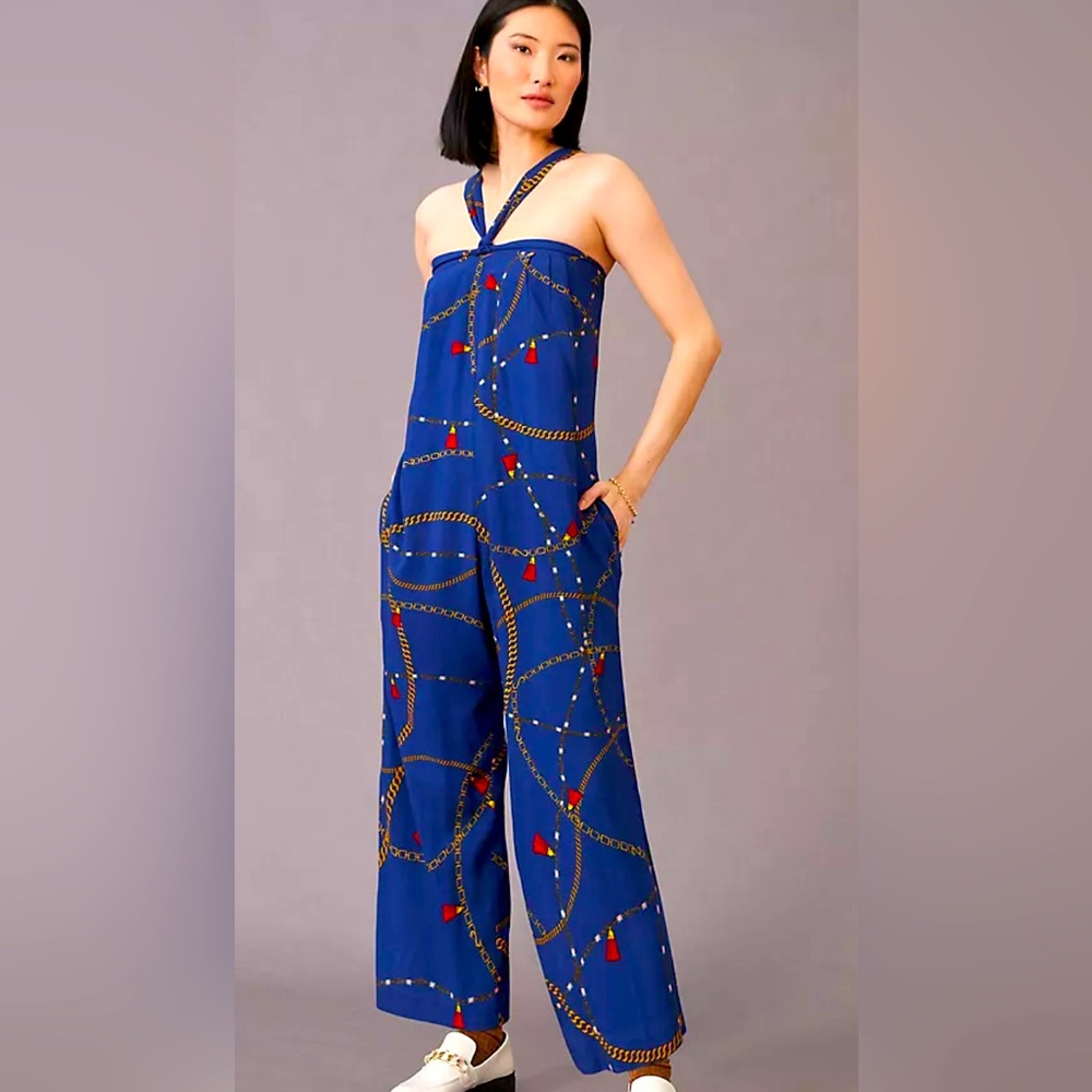 Corey Lynn Calter Halter Jumpsuit size XS